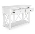 Sorrento Hamptons 2 Drawer Console White