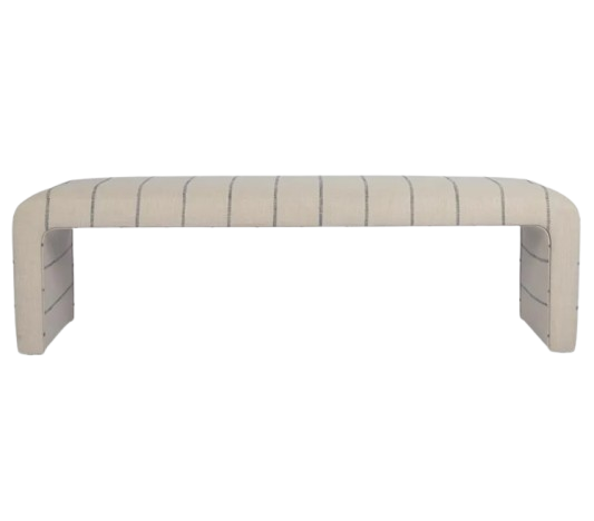 Southport Bench Navy Stripe