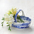 Spode handled basket styled with flowers