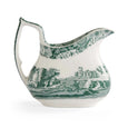 Spode Heritage Green Italian cream jug 220ml featuring the iconic Green Italian landscape pattern on fine earthenware.