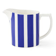 Spode Steccato 280ml milk jug with bold cobalt blue stripes crafted from premium English earthenware.