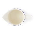 Top view of the Spode Steccato milk jug showing its elegant pouring spout and handle.