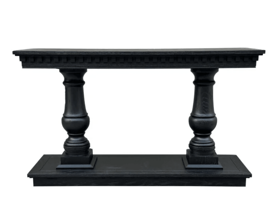Stylish open statement furniture with an airy design perfect for Hamptons and coastal interiors.

