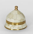 Suki Brass Box Small White