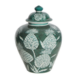 Thistle Porcelain Ginger Jar Small