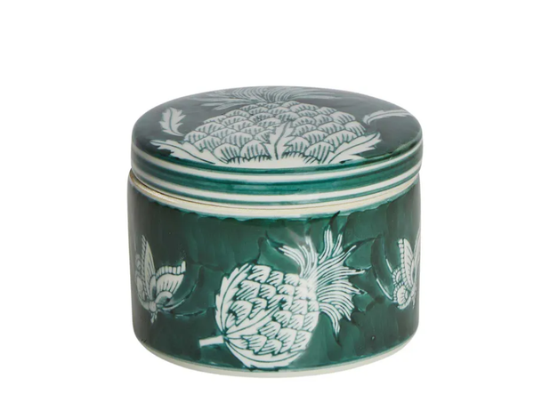 Thistle Porcelain Jar Small