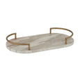 Chiara Limestone Tray Beige - Hamptons Style
