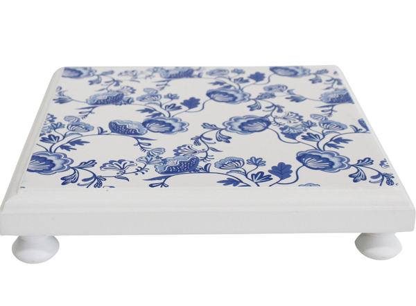 Trivet Blue and White