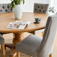 Verona Oakwood Dining Table Round 150cm