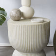 Etta Side Table/Stool Cream Wash