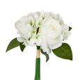 White Rose & White Hydrangea Bouquet