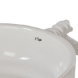 Close-up of Wildflower & Hive white measuring cup showing clear one cup measurement marking
