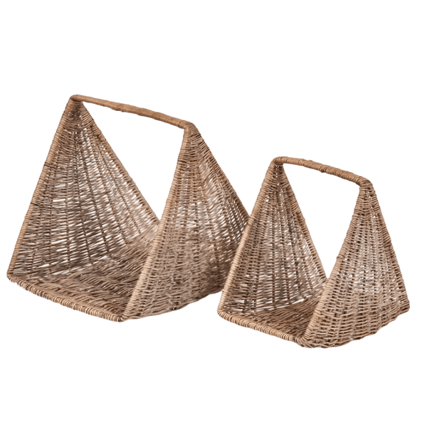 Willow Firewood Holder - Hamptons Style