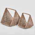 Willow Firewood Holder - Hamptons Style