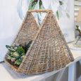 Willow Firewood Holder - Hamptons Style
