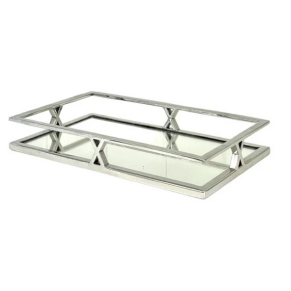 X Edging Mirror Tray