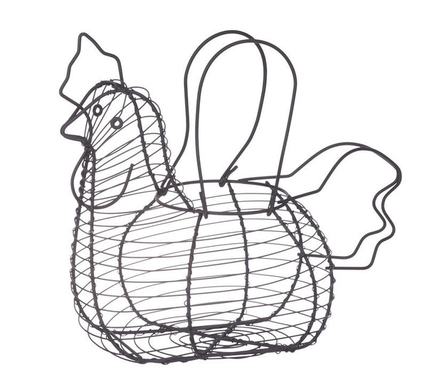 Chicken Egg Basket Black