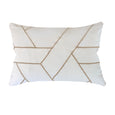 Dot March White & Titanium Lumber Cushion