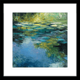 Water Lillies I Framed Print