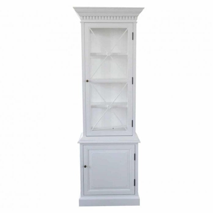 Single Door Cabinet White