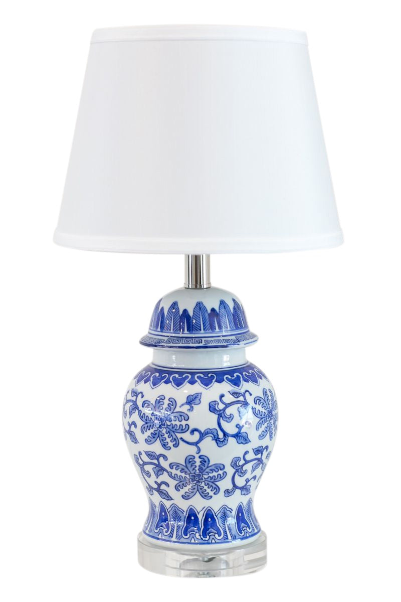Harlow Lamp with White Shade