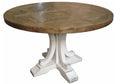Pedestal Dining Table 150cm White Leg