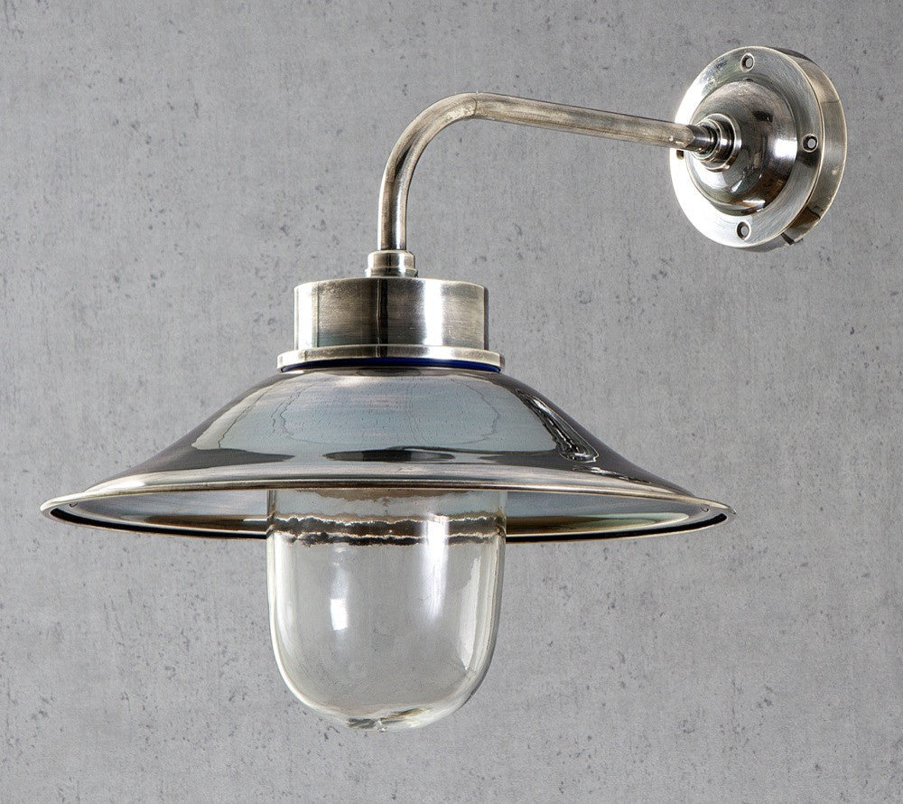 Sandhurst Wall Lamp in Antique Silver