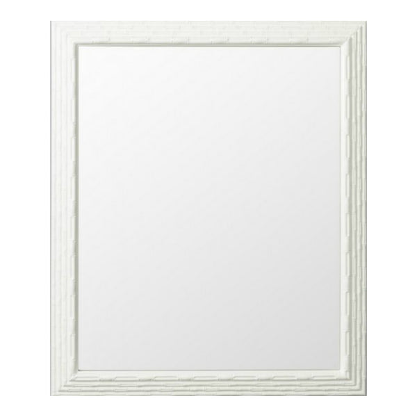 Hampton White Mirror Rectangle
