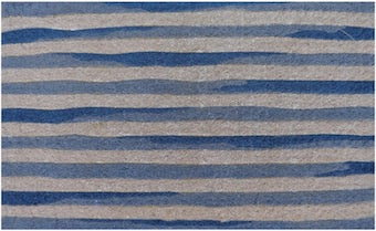 Blue and White Stripe Regular Doormat