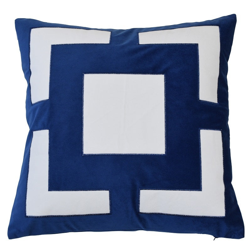 Cremorne Navy Cushion Cover 50cm