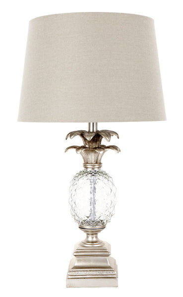 Mia Table Lamp Antique Silver