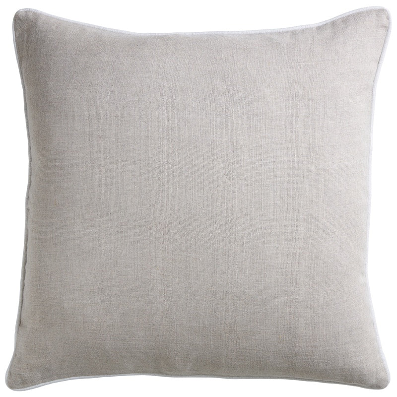 Linen Sand Cushion with Piping