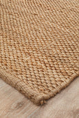 Basketweave Natural Rug