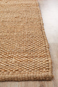 Basketweave Natural Rug