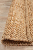 Basketweave Natural Rug