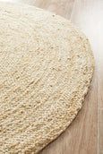 Layla Bleach Round Rug