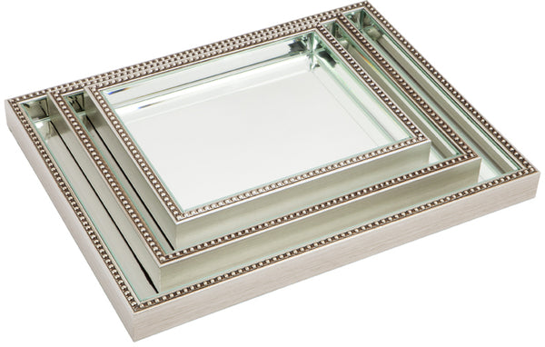 Beaded Mirror Tray