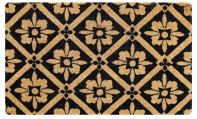 Black Tile Doormat
