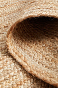 Bondi Natural Rug texutre back and front 