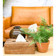Rattan Tissue Box Holder Rectangle