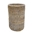 Rattan Toothbrush Holder Whitewash