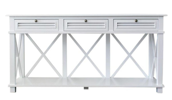 Haven Console 3 Drawer White