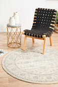 Parker White Rug Round