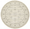 Parker White Rug Round