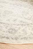 Parker White Rug Round