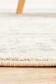 Parker White Rug Round