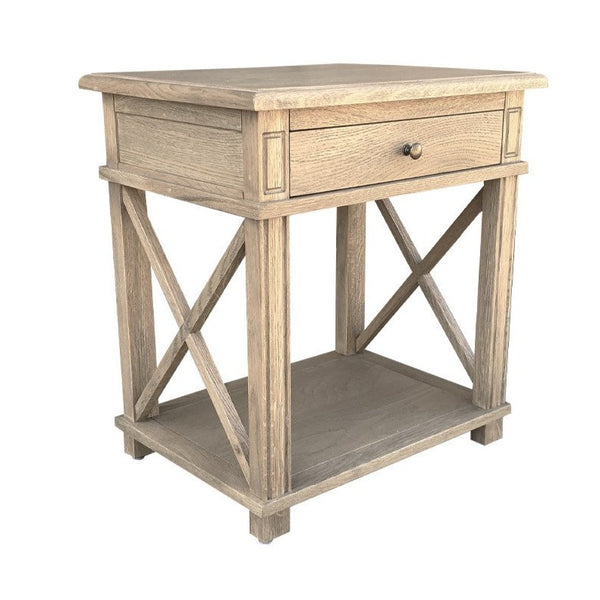 Long Island Side Table Large Weathered Oak