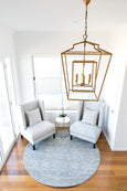 Harley Silver Rug Round