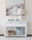 Haven Console 2 Drawer White