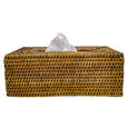 Rattan Tissue Box Holder Rectangle